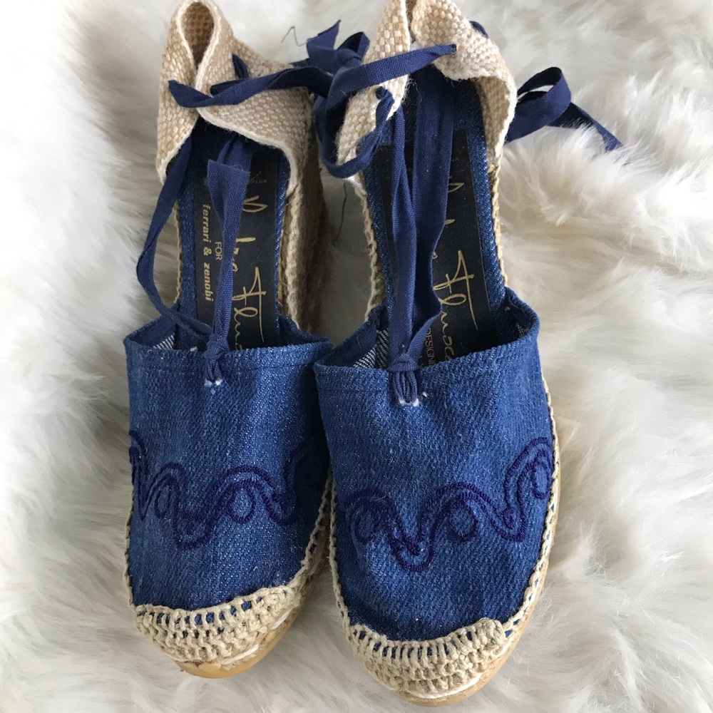 Spain Wrap Espadrilles Wedges
